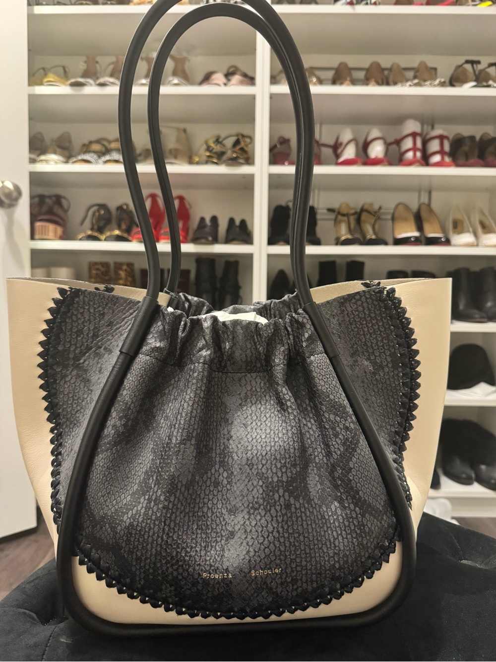 Proenza Schouler Black & Cream Tote
